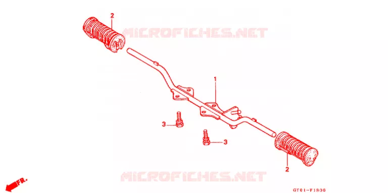 PEDAAL/OPSTAP Honda MOTO 70 CUB 1994  C70DP