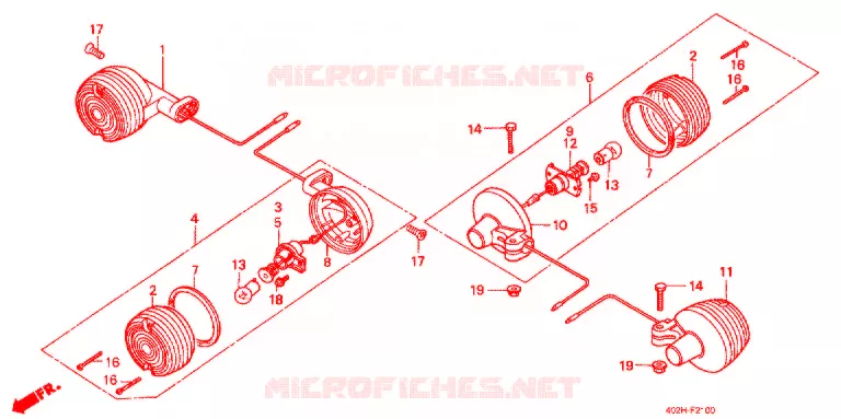 KNIPPERLICHT Honda MOTO 125 CD 1993  CD125TP