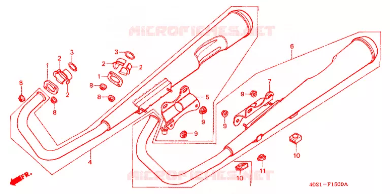 UITLAATDEMPER (1) Honda MOTO 125 CD 1994  CD125TS