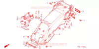ACHTER STROOMLIJNKAP voor Honda NSR 250 1990