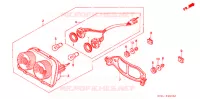 ACHTERLICHT/KENTEKEN LICHT voor Honda NSR 250 1990
