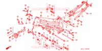 FRAME CHASSIS voor Honda NSR 250 1990