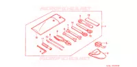 GEREEDSCHAP/ACCUVAK voor Honda NSR 250 1990