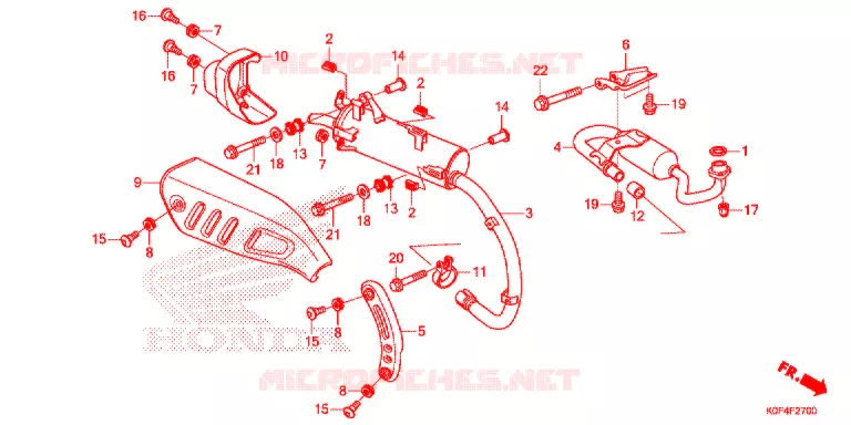 UITLAATDEMPER(2) Honda MOTO 125 MONKEY 2018  Z125MAK