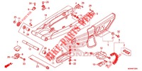 ZWAAI ARM/KETTINGKAST voor Honda XR 650 L 2019