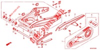 ZWAAI ARM/KETTINGKAST voor Honda CB 650 R 2020