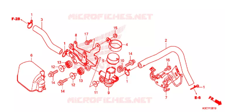 LUCHTINJECTIE SOLENOIDEKLEP Honda SCOOTER 250 FORZA 2019  NSS250AK