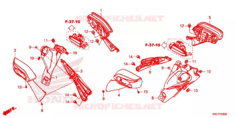 SPIEGEL Honda SCOOTER 250 FORZA 2019  NSS250AK
