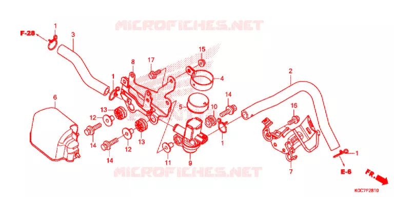 LUCHTINJECTIE SOLENOIDEKLEP Honda SCOOTER 250 FORZA 2019  NSS250AK