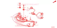 ACHTERSPATBORD  voor Honda SH 300 I ABS S 3E 2019