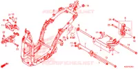FRAME CHASSIS voor Honda SH 300 I ABS S 3E 2019