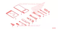 GEREEDSCHAP/ACCUVAK voor Honda SH 300 I ABS S 3E 2019