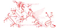 UITLAATDEMPER(2) voor Honda SH 300 I ABS S 3E 2019