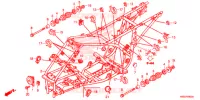 FRAME CHASSIS voor Honda TRX 250 FOURTRAX RECON Standard 2018