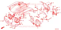 VOORSPATBORD voor Honda TRX 250 FOURTRAX RECON Standard 2018