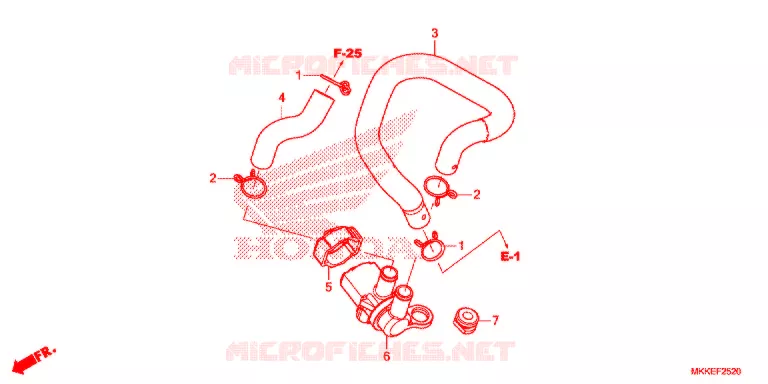 LUCHTINJECTIE SOLENOIDEKLEP Honda MOTO 1000 AFRICA-TWIN 2019  CRF1000DLK