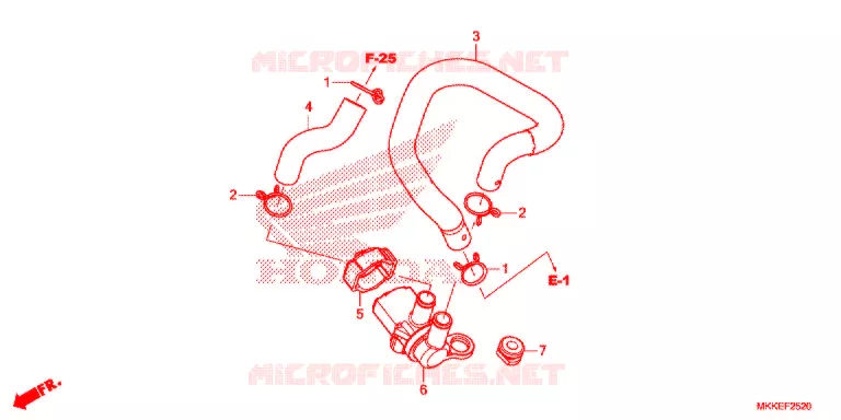 LUCHTINJECTIE SOLENOIDEKLEP Honda MOTO 1000 AFRICA-TWIN 2019  CRF1000DK