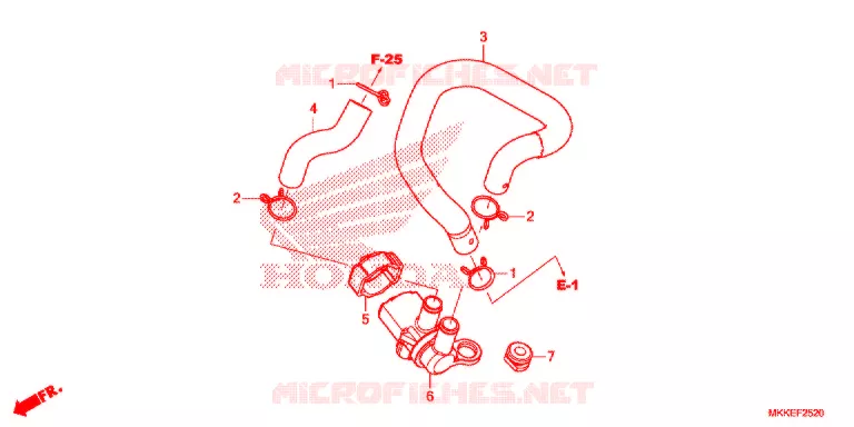 LUCHTINJECTIE SOLENOIDEKLEP Honda MOTO 1000 AFRICA-TWIN 2019  CRF1000DK