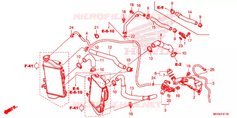 WATERSLANG Honda MOTO 1000 AFRICA-TWIN 2019  CRF1000DK