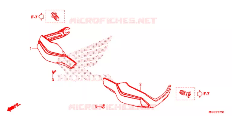  HANDKAP Honda MOTO 1000 AFRICA-TWIN 2019  CRF1000DL2K