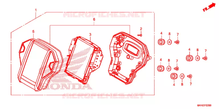 COMBINATIEMETER Honda MOTO 1000 AFRICA-TWIN 2019  CRF1000DLK