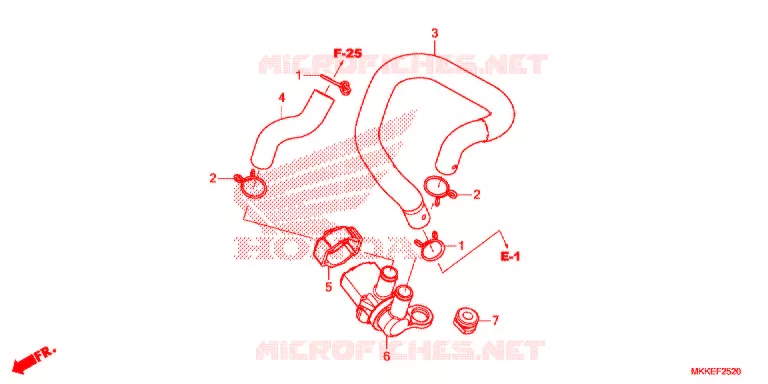LUCHTINJECTIE SOLENOIDEKLEP Honda MOTO 1000 AFRICA-TWIN 2019  CRF1000DLK