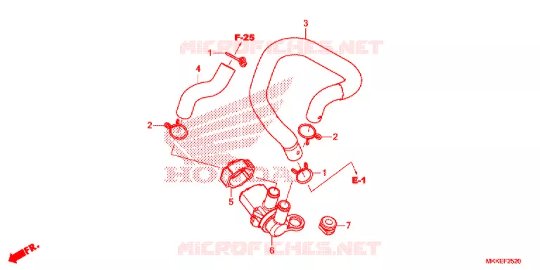 LUCHTINJECTIE SOLENOIDEKLEP Honda MOTO 1000 AFRICA-TWIN 2019  CRF1000DLK