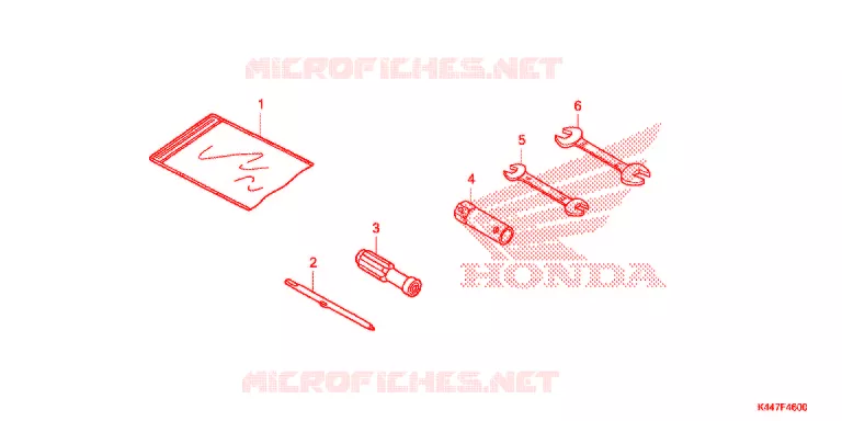 GEREEDSCHAP/ACCUVAK Honda SCOOTER 110 VISION 2019  NSC110MPDK