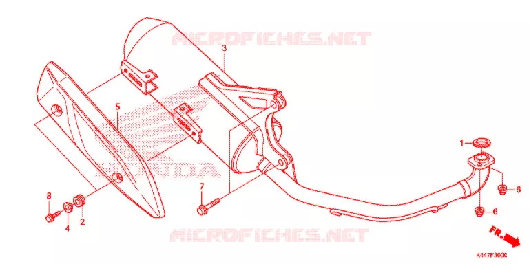 UITLAATDEMPER(2) Honda SCOOTER 110 VISION 2019  NSC110MPDK