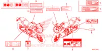 WAARSCHUWINGSLABEL voor Honda CBR 650 R 2019