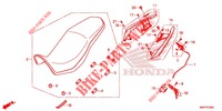 ENKELE ZITTING(2) voor Honda CB 500 X ABS 2019