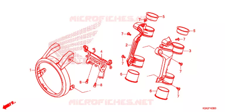 VOOR KAP Honda MOTO 250 CBF 2021  CBF250NAL