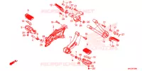 PEDAAL/OPSTAP voor Honda REBEL 500 BOBBER 2019