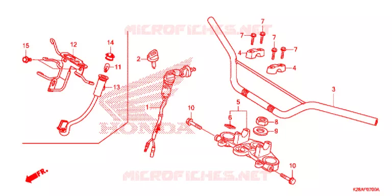 STUUR Honda MOTO 125 CRF 2019  CRF125FK