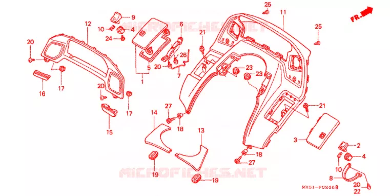TELLERSET COMPLEET Honda MOTO 800 PC800 1990  PC800L