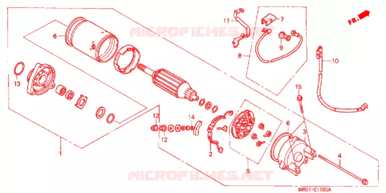 STARTEN MOTOR Honda MOTO 800 PC800 1992  PC800R