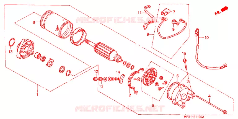 STARTEN MOTOR Honda MOTO 800 PC800 1996  PC800T