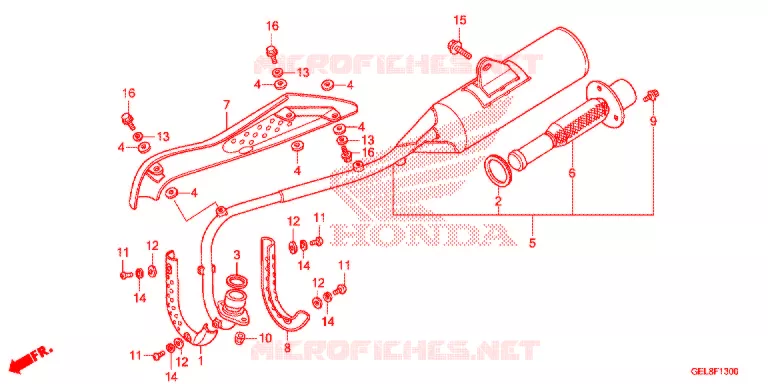 UITLAATDEMPER(2) Honda MOTO 50 CRF 2019  CRF50FK