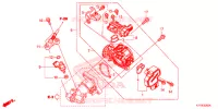 GASKLEP HUIS voor Honda SH 150 ABS D SPECIAL 2E 2019