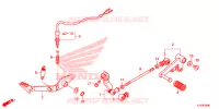 PEDAAL/OPSTAP voor Honda CBR 300 ABS 2017