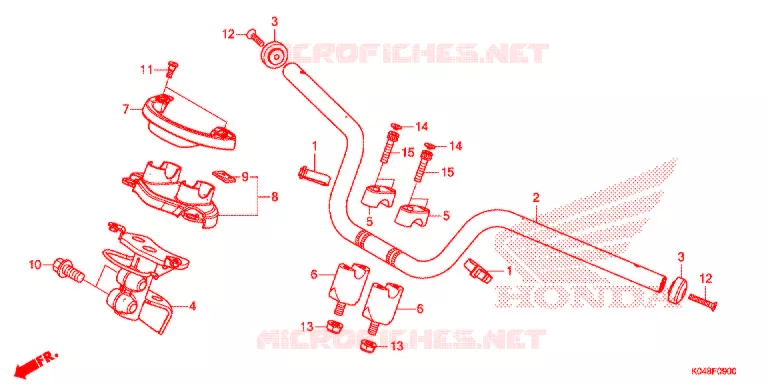 STUUR Honda SCOOTER 300 FORZA 2013  NSS300AD