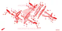 PEDAAL/OPSTAP voor Honda CB 125 R ABS 2019