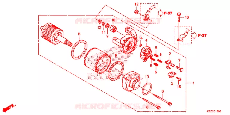 STARTMOTOR Honda MOTO 250 CRF 2018  CRF250RLK
