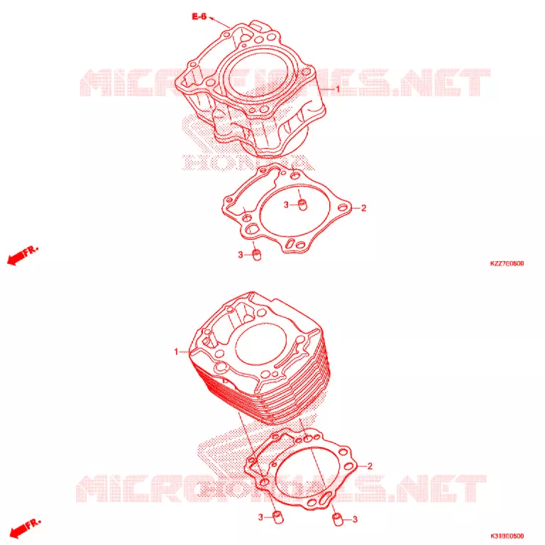 CILINDER Honda MOTO 250 CRF 2021  CRF250RLK