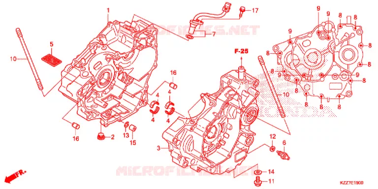 KRUKASCARTER/OLIEPOMP Honda MOTO 250 CRF 2019  CRF250RLK