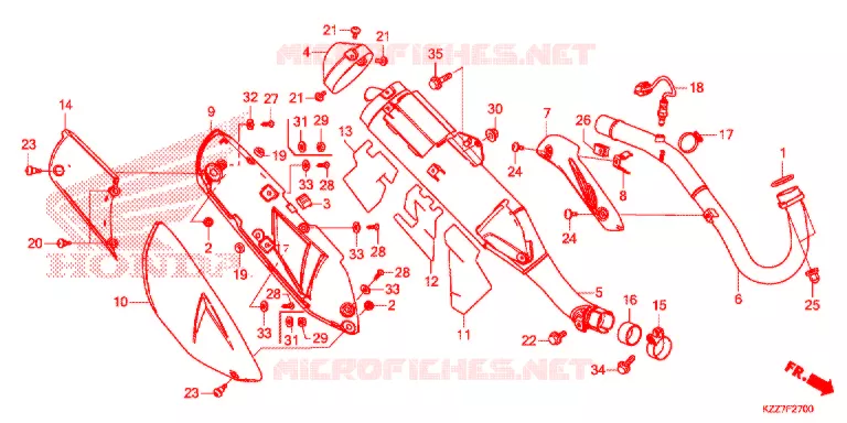 UITLAATDEMPER(2) Honda MOTO 250 CRF 2019  CRF250RLK