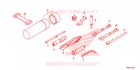 GEREEDSCHAP/ACCUVAK voor Honda FOURTRAX 500 FOREMAN RUBICON 4X4 AT DCT EPS 9ED 2019