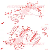 VOOR ARM voor Honda FOURTRAX 500 FOREMAN RUBICON 4X4 AT DCT EPS 9ED 2019