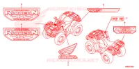 EMBLEEM/STREEP voor Honda FOURTRAX 500 FOREMAN RUBICON 4X4 AT DCT EPS DELUXE 2019