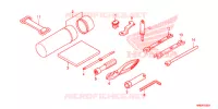 GEREEDSCHAP/ACCUVAK voor Honda FOURTRAX 500 FOREMAN RUBICON 4X4 AT DCT EPS DELUXE 2019